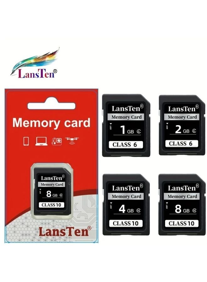 LansTen 8GB Class 10 Memory Card For 4K Video Cameras Camcorders Durable Storage - Image 1